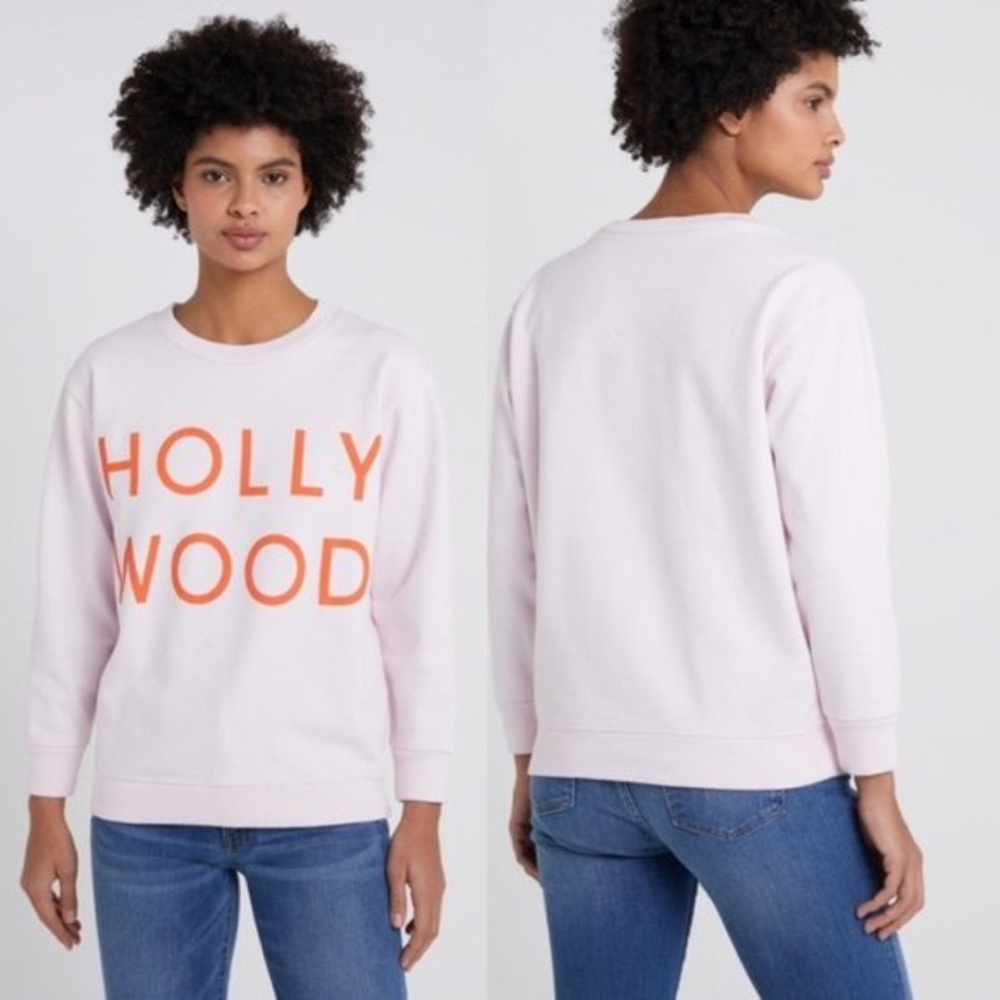 J.Crew Pink “Hollywood” Sweatshirt Sz Small